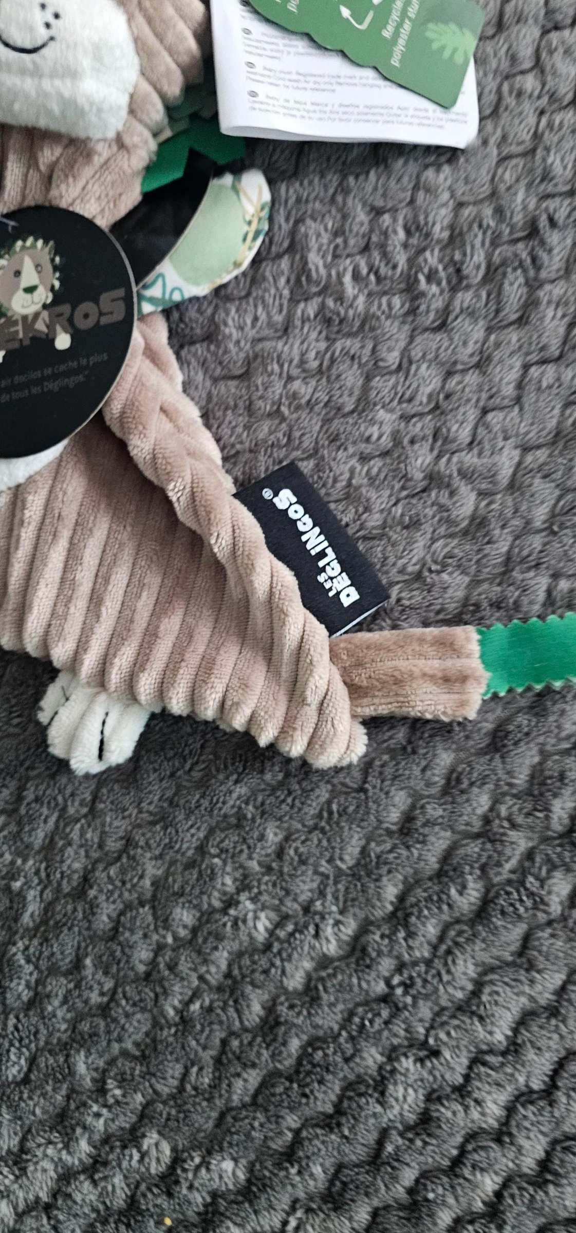Doudou Lion "Jélékros" Les Déglingos - Neuf avec étiquettes – photo 4